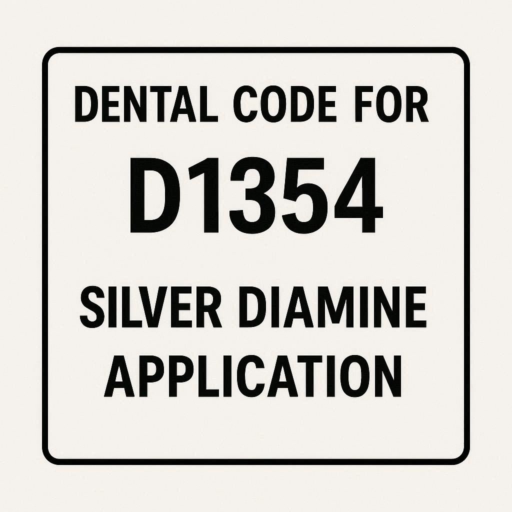 The Ultimate Guide To The Dental Code For Silver Diamine Application 