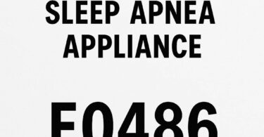 Dental Code for Sleep Apnea Appliance