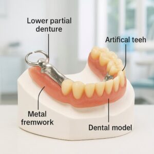 Dental Code for a Lower Partial Denture