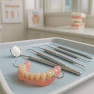 Dental Code for a Maxillary Flipper