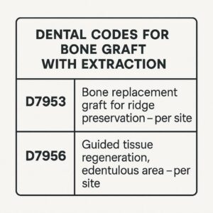 Dental Codes for Bone Graft with Extraction