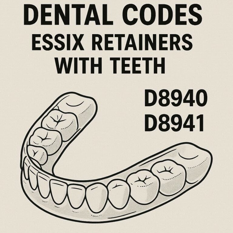 D Code Essix Dental Codes for Essix Retainers with Teeth - wmwtl