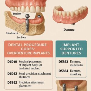 Dental Codes for Overdenture Implants