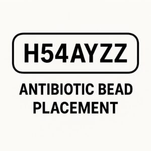 ICD 10 Code for Antibiotic Bead Placement