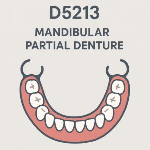 dental code for mandibular partial denture