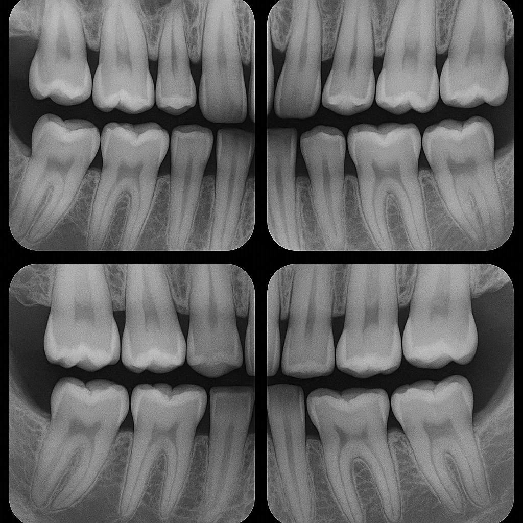ADA Code for 4 Vertical Bitewings