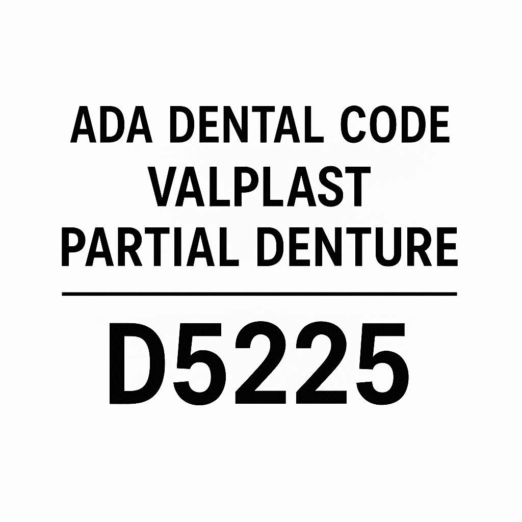 ADA Code for Valplast Partial Denture