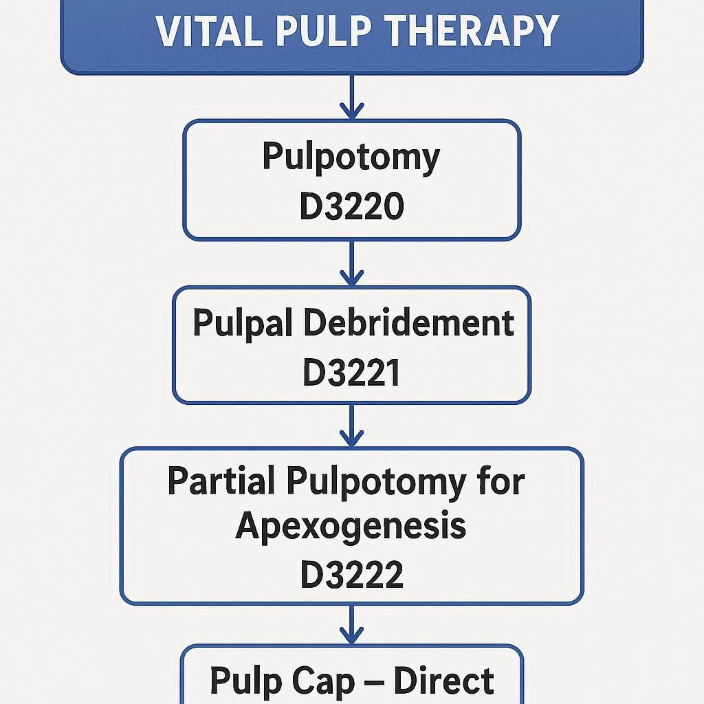 ADA Code for Vital Pulp Therapy