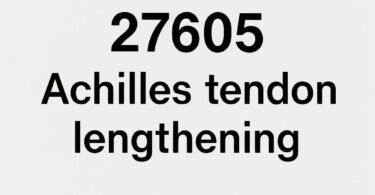 CPT Code for Achilles Tendon Lengthening