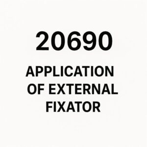CPT Code for Application of External Fixator