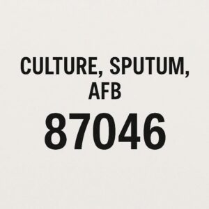 CPT Code for Culture Sputum AFB
