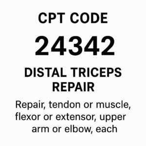 CPT Code for Distal Triceps Repair