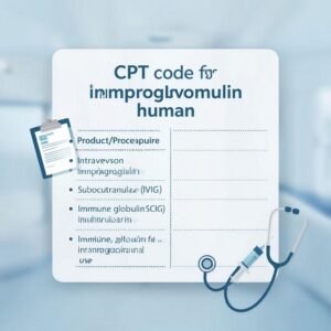 CPT Code for Immune Globulin Human