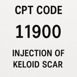 CPT Code for Injection of Keloid Scar