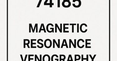 CPT Code for Magnetic Resonance Venography