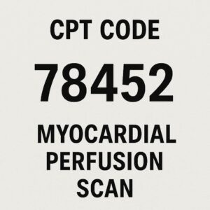 CPT Code for Myocardial Perfusion Scan
