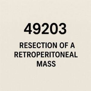 CPT Code for Resection of a Retroperitoneal Mass