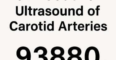 CPT Code for Ultrasound of Carotid Arteries