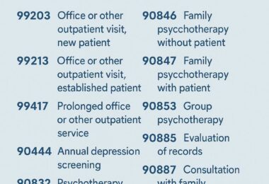 Common OT ICD-10 Treatment Codes