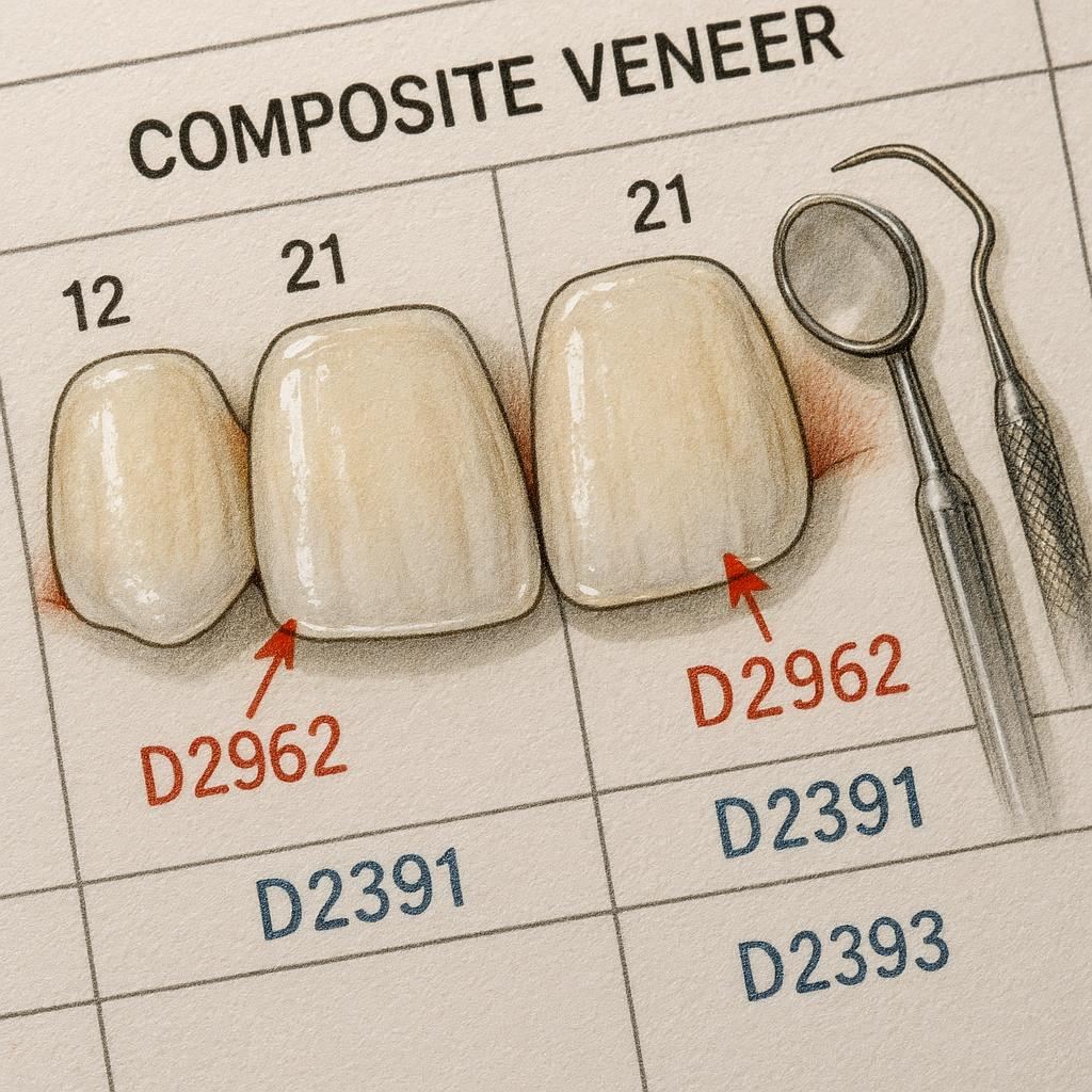 Dental Code for Composite Veneers