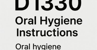 Dental Code for Oral Hygiene Instructions