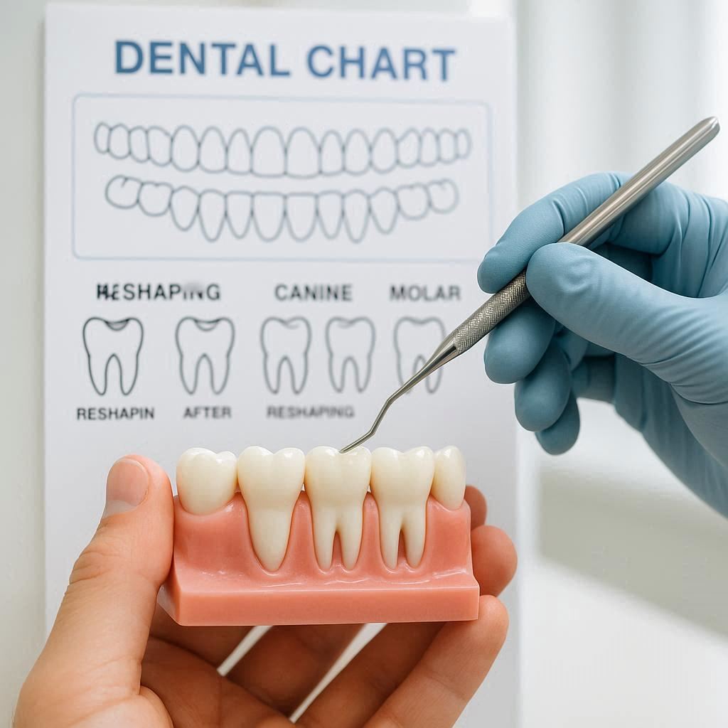 Dental Code for Tooth Reshaping