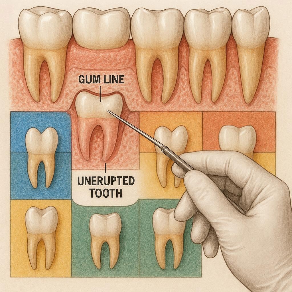 Dental Code for Unerupted Tooth