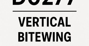 Dental Code for Vertical Bitewing Radiograph