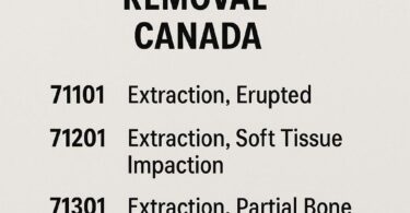 Dental Code for Wisdom Teeth Removal Canada