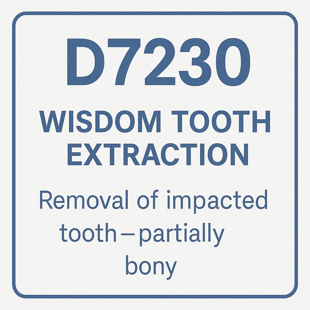 Dental Code for Wisdom Tooth Extraction