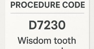 Dental Procedure Code for Wisdom Tooth Removal