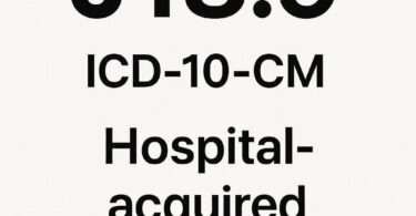 ICD-10 Code for Hospital Acquired Pneumonia