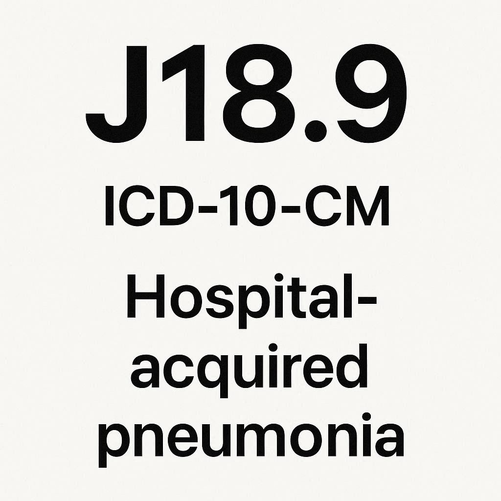 ICD-10 Code for Hospital Acquired Pneumonia