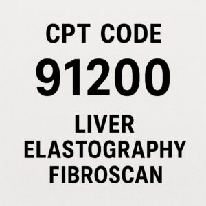 CPT Code for Liver Elastography FibroScan