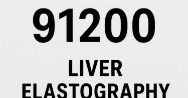 CPT Code for Liver Elastography FibroScan