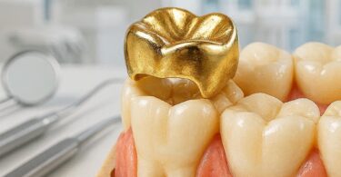 Dental Code for Open Face Gold Crown