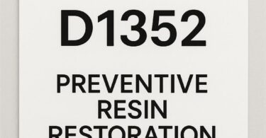 dental code for preventive resin restoration
