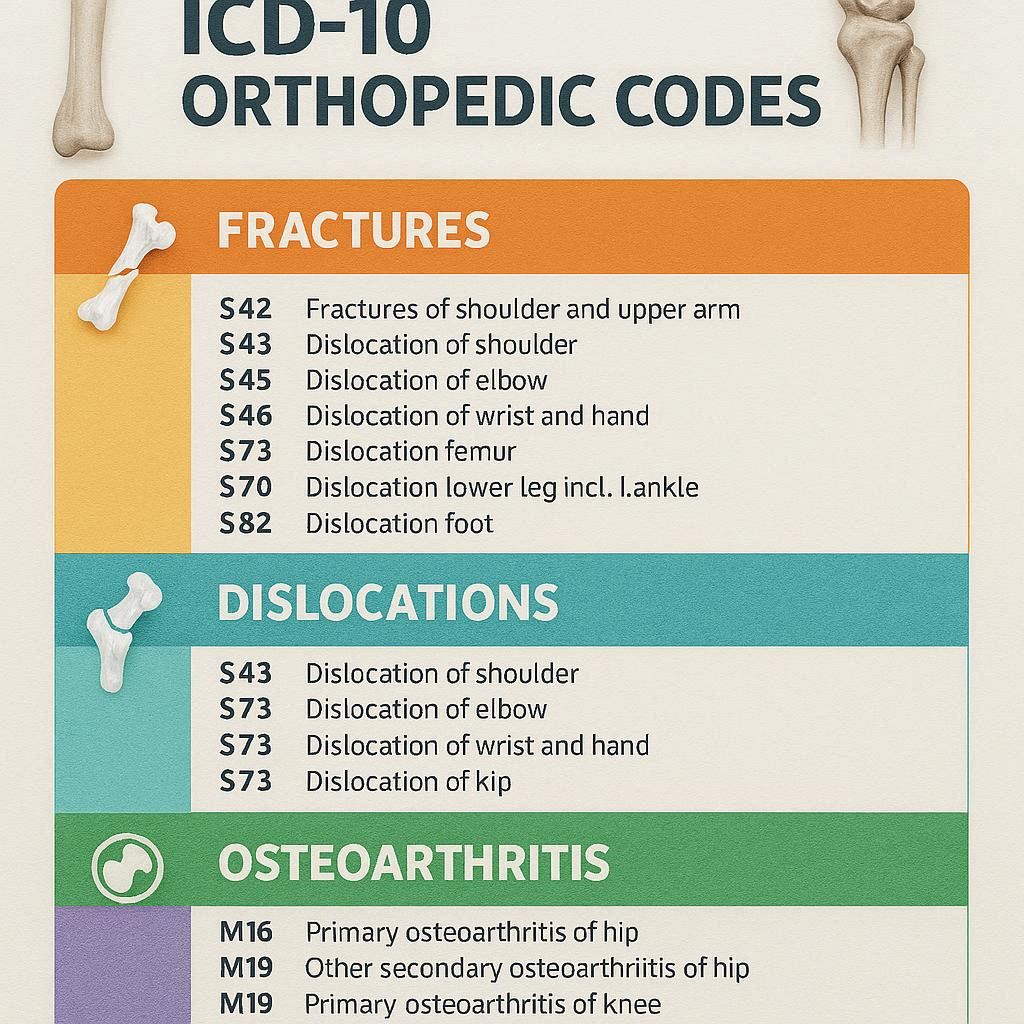 icd 10 orthopedic codes