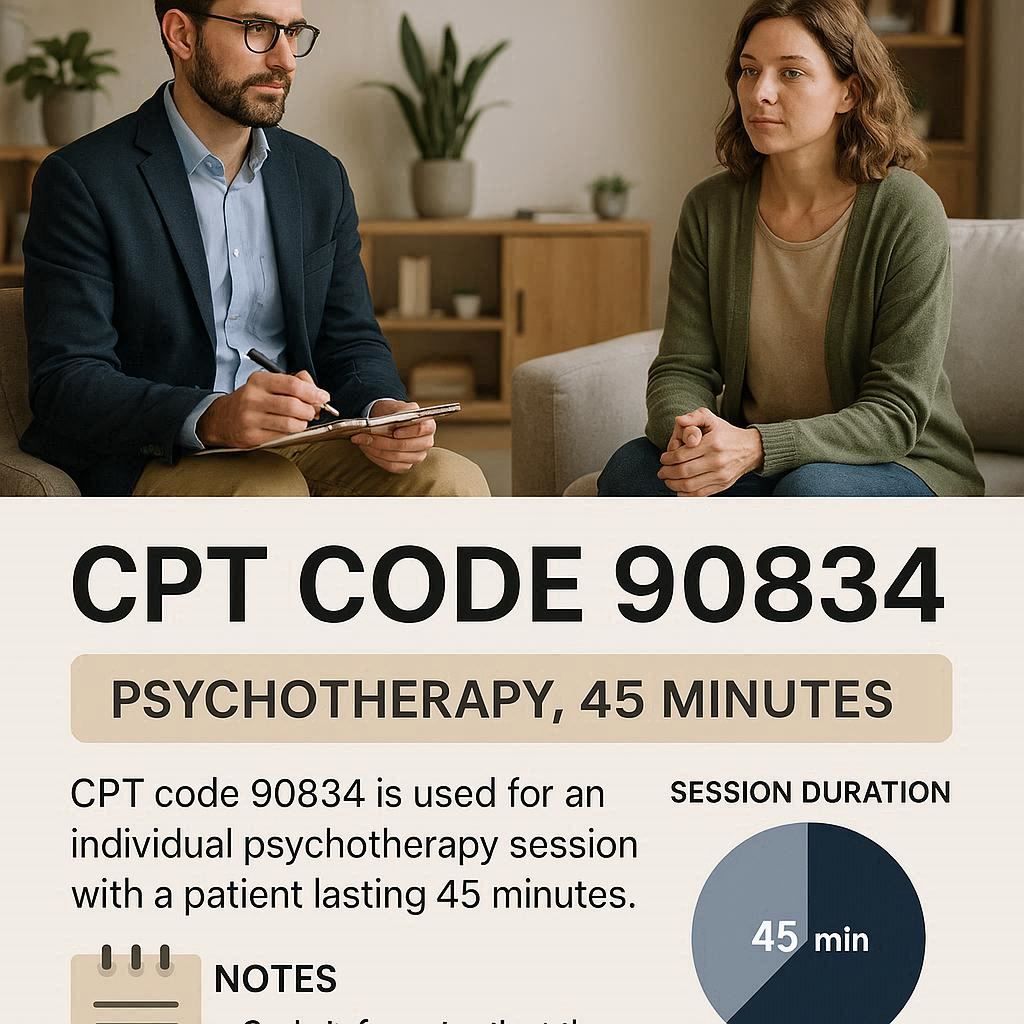 90834 CPT Code Description