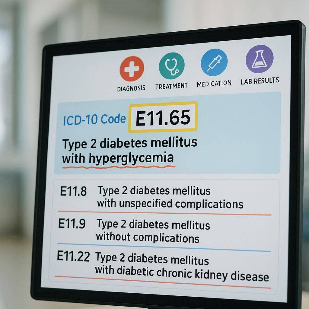 Example of ICD-10 Code with Follow-Up Codes