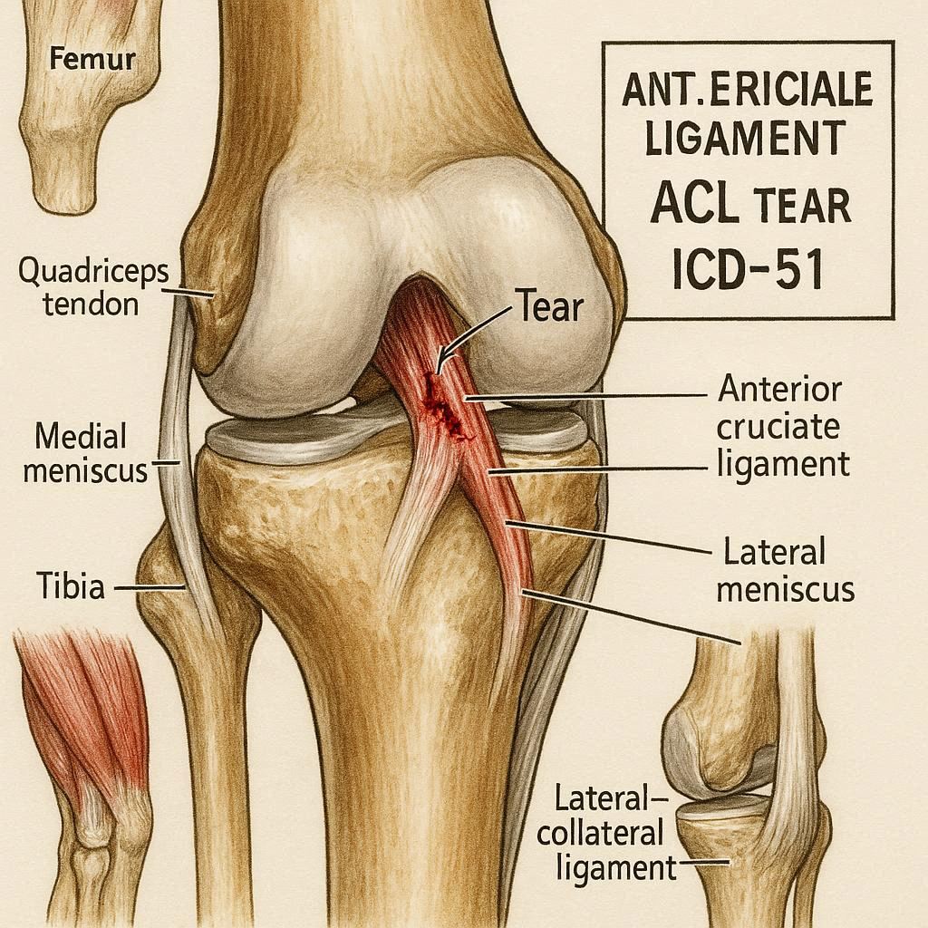 ICD-10 Code ACL Tear