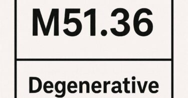 ICD 10 Code Degenerative Disc Disease
