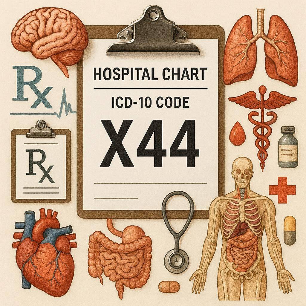 ICD 10 Code X44