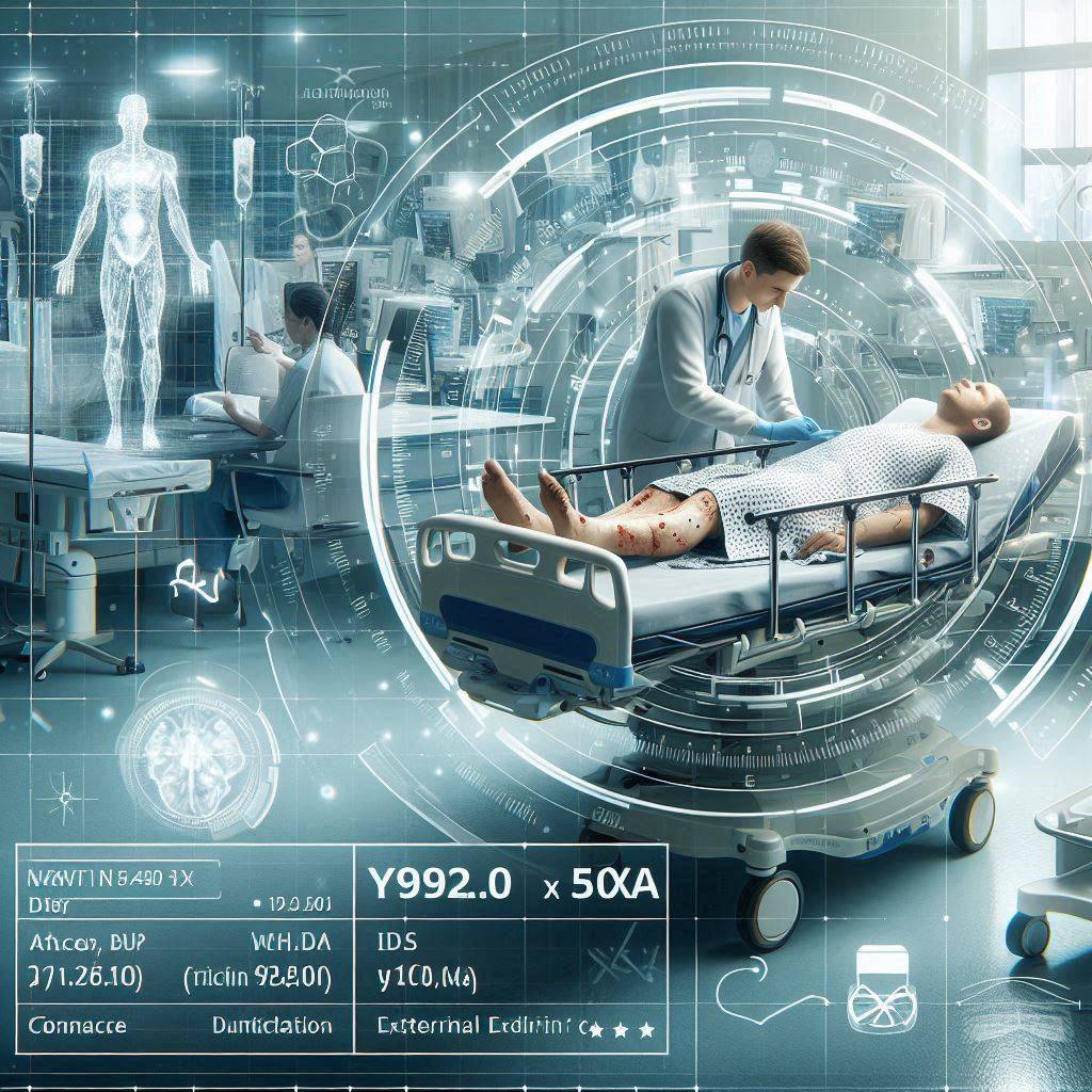 ICD-10 Code Y92.50XA