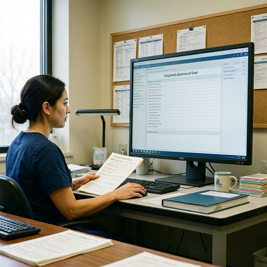 ICD-10 Code for Acquired Absence of Liver