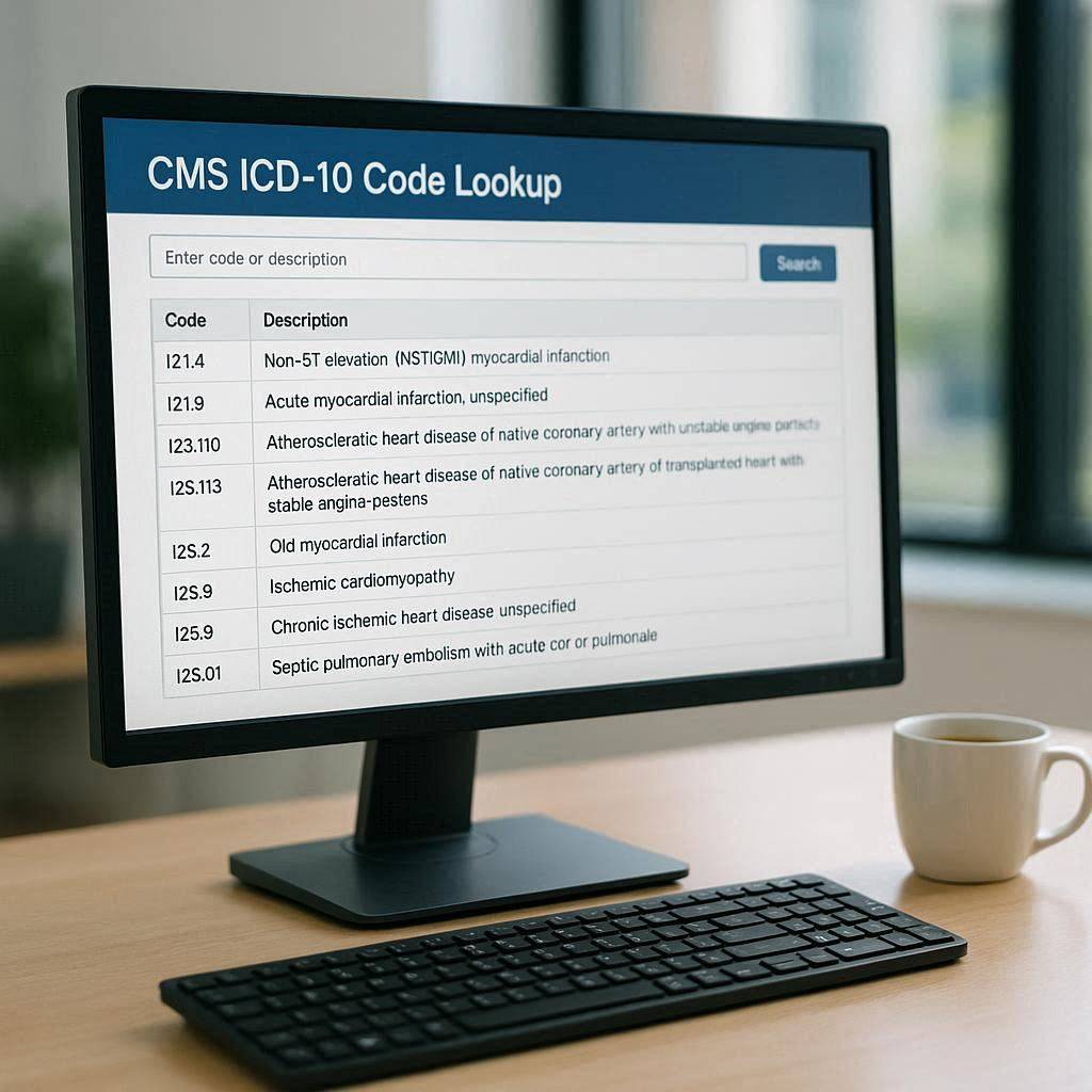 CMS ICD-10 Code Lookup