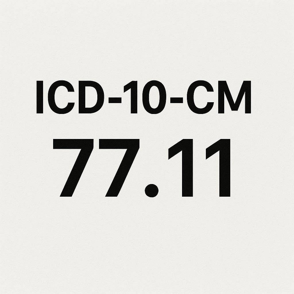 icd 10 code y77.11