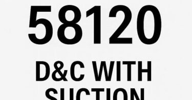 CPT Code for D&C with Suction