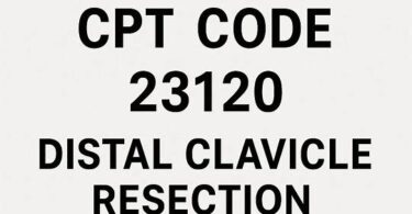 CPT Code for Distal Clavicle Resection