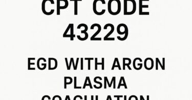 CPT Code for EGD with Argon Plasma Coagulation